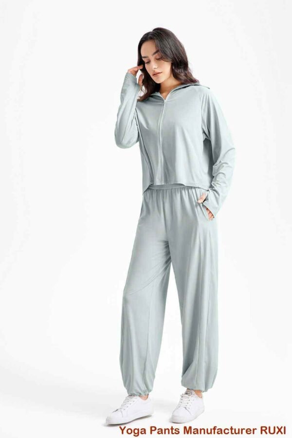 Lichtroze yogabroek Stijlvolle comfortabele fitnesskleding