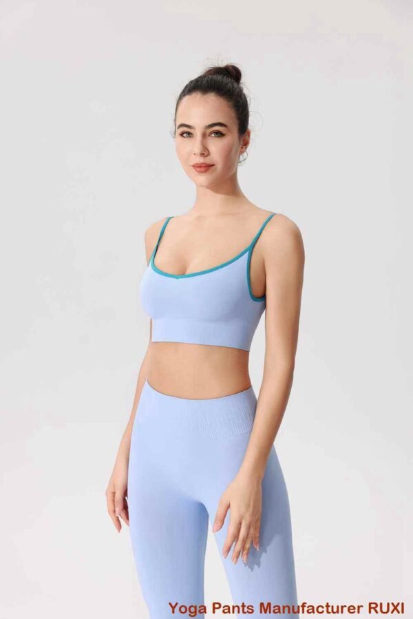 Marineblauwe workoutlegging met hoge taille Ruxi be483