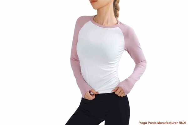 Witte cropped workouttop voor dames Ruxi be945