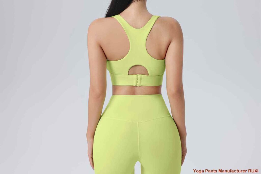 Roze workout legging hoge taille comfortabele pasvorm Ruxi