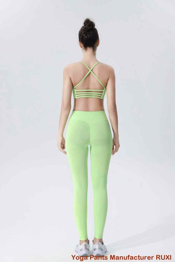 Roze vouwbare yogabroek voor dames Ruxi be129