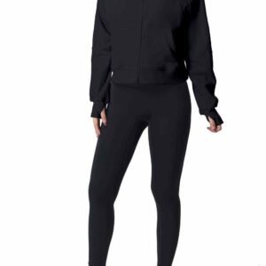 Olijfgroene yogabroek Stijlvol Comfortabel Ruxi be395