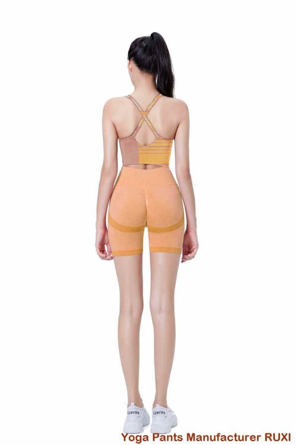 Groene fietsbroek comfortabel en duurzaam Ruxi be1944