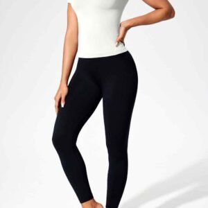 Zwarte workouttights voor dames legging met hoge taille