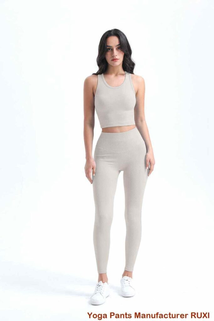 Strakke zwarte actieve legging voor dames Ruxi be787