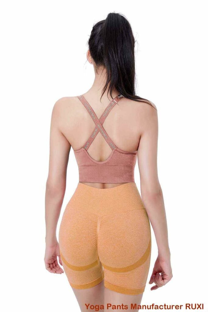 Hoge taille wijde yogabroek voor dames Ruxi be648